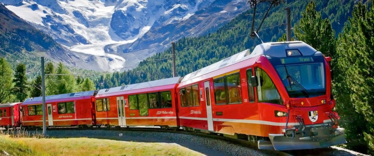 Milano‘dan Zürih’e Bernina Express ile